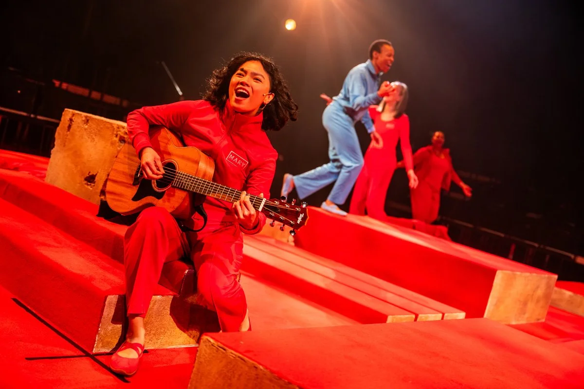 Nancy Palk, Belinda Corpus, Michelle Monteith, Sabryn Rock, Amaka Umeh; Set/Costume by Moi Tran, Lighting by Christian Horoszczak, Photo by Dahlia Katz