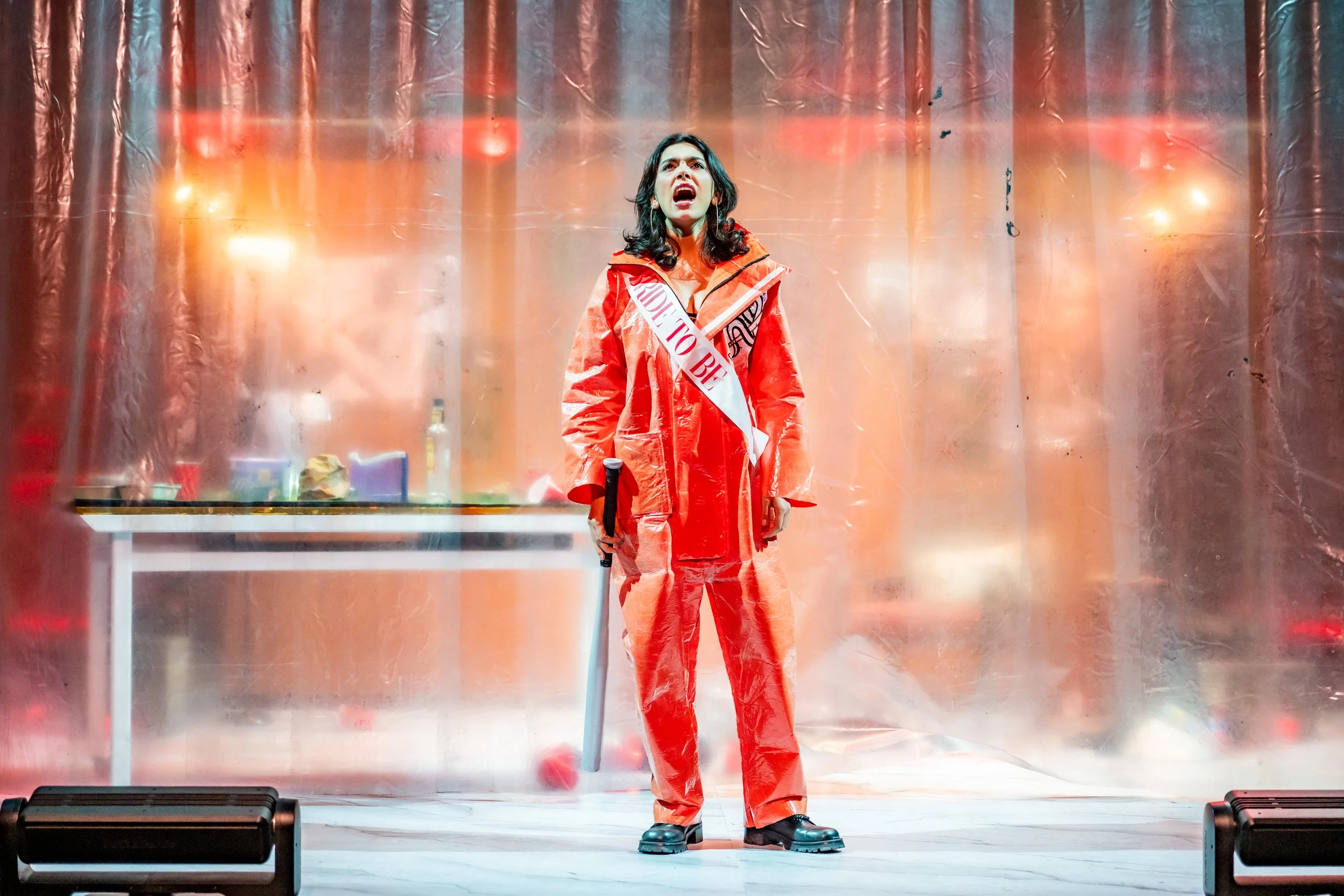Sasha Khan, Costumes by Ming Wong, Set by Anahita Dehbonehie, Lighting by Nick Blais, Photo by Dahlia Katz