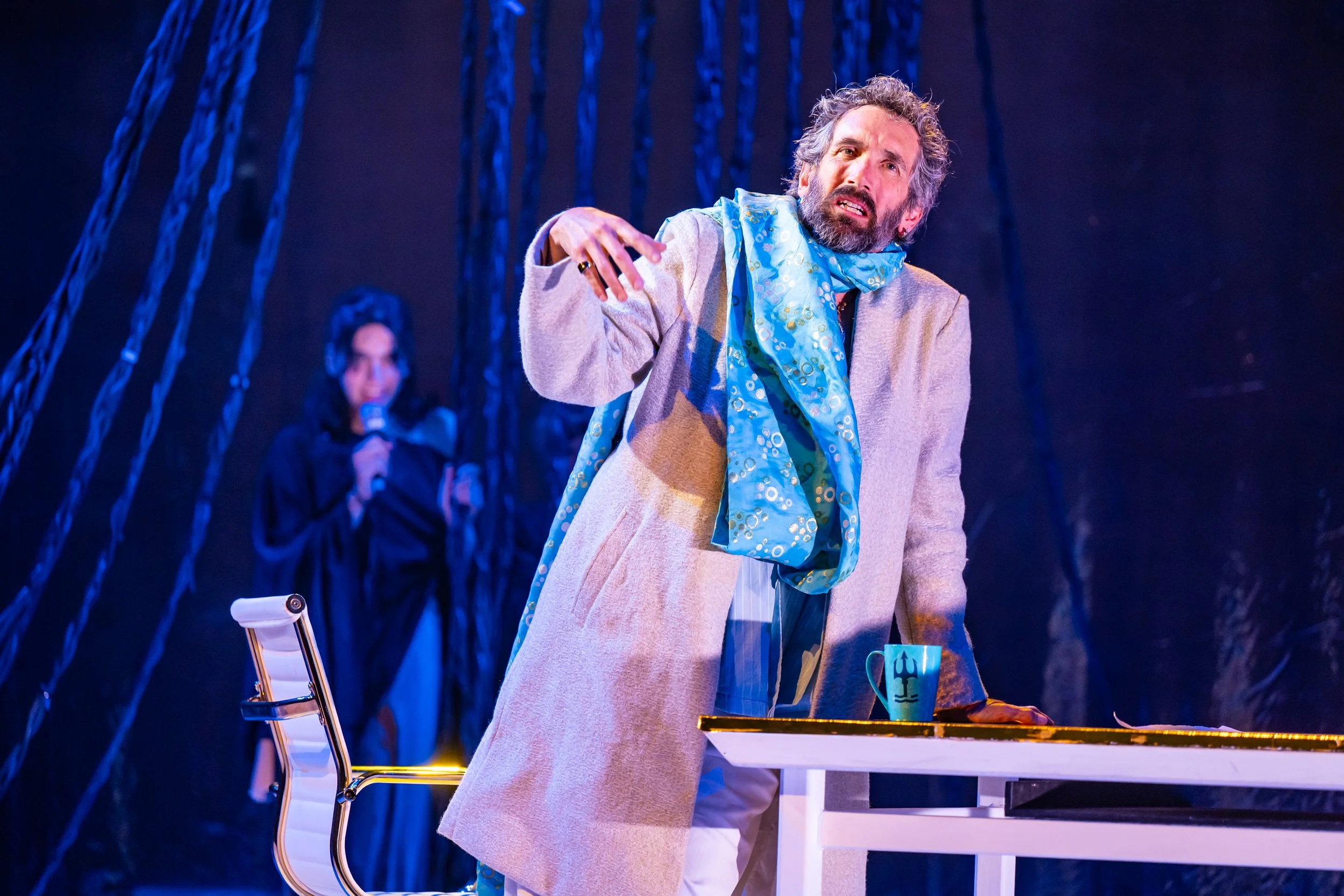 Gord Rand, Costumes by Ming Wong, Set by Anahita Dehbonehie, Lighting by Nick Blais, Photo by Dahlia Katz