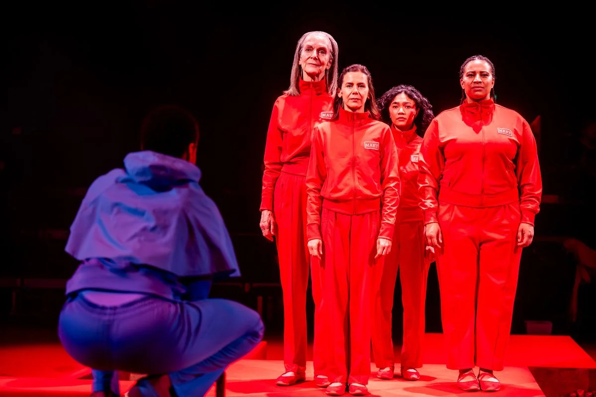 Nancy Palk, Belinda Corpus, Michelle Monteith, Sabryn Rock, Amaka Umeh; Set/Costume by Moi Tran, Lighting by Christian Horoszczak, Photo by Dahlia Katz
