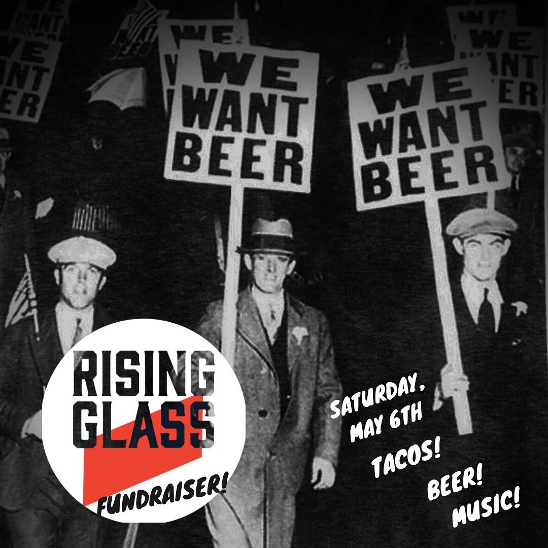 Our friends @risingglassbrewingco are raising funds for the final push of their construction plans. Come get your boogie on with us, eat a coupla tacos, drink some brews and support a small business making their dreams come true. We&rsquo;ll be there