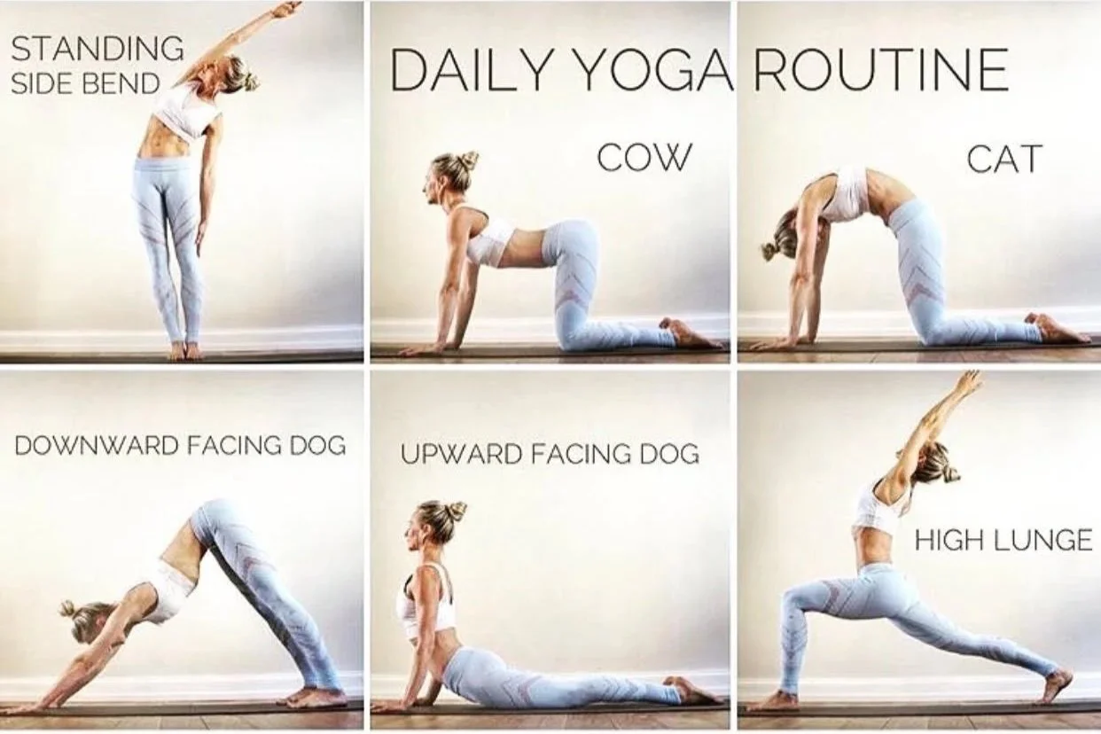 My 7 minutes of yoga