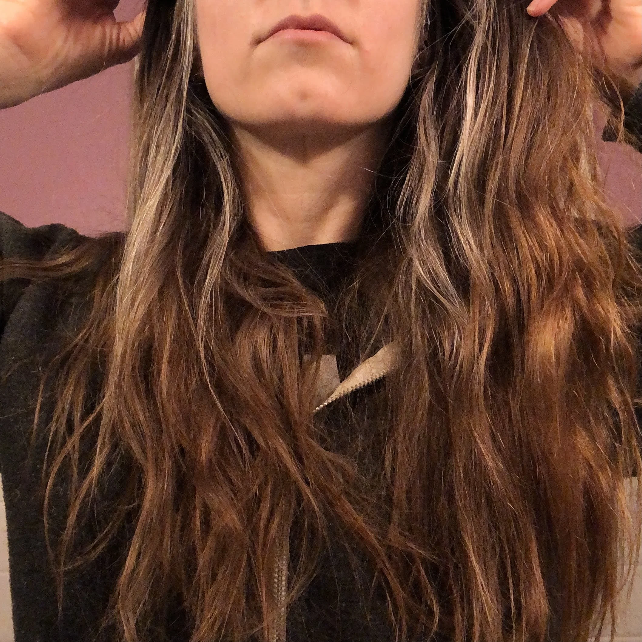 I grew out my gray hair. Loved it!