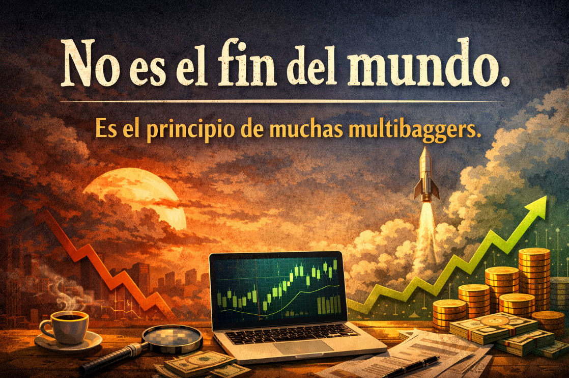 No es el fin del mundo. Es el principio de muchas multibaggers.