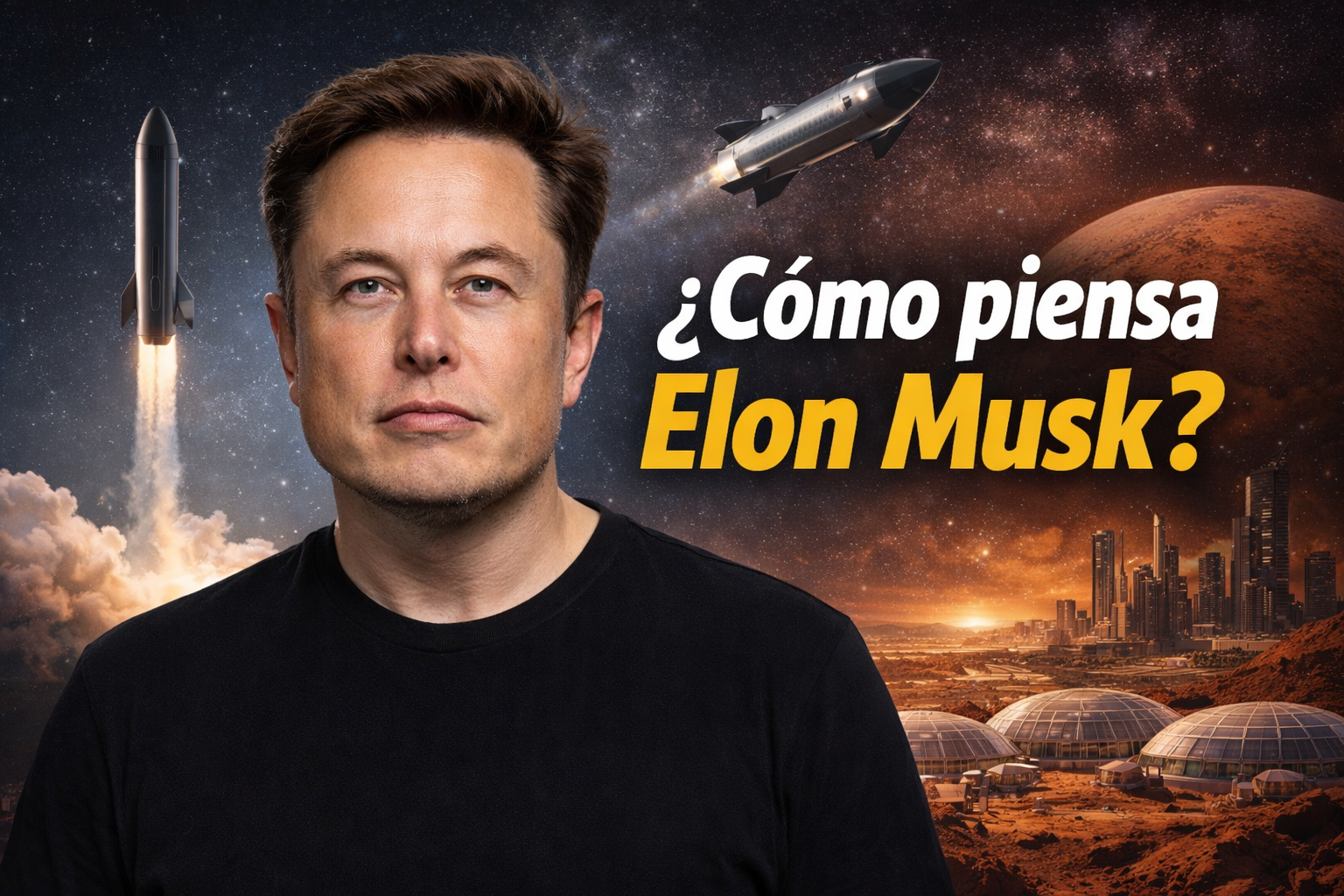 La mentalidad de Elon Musk: cómo piensa y toma decisiones