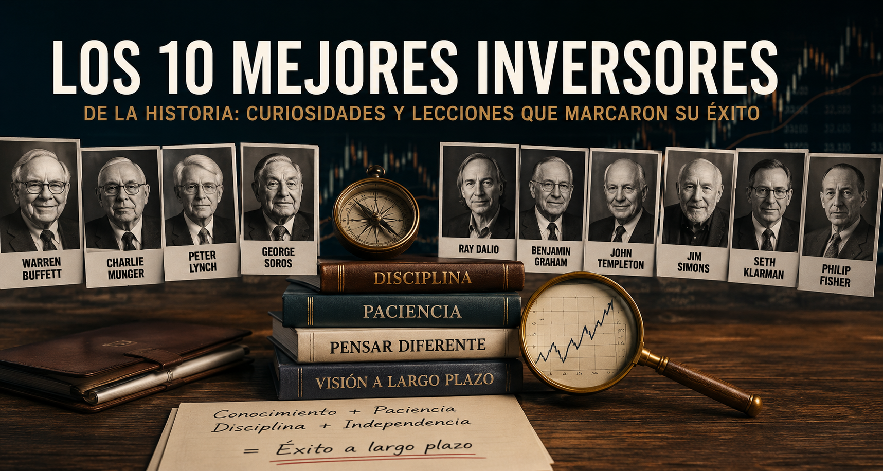 Los 10 mejores inversores de la historia: curiosidades y lecciones que marcaron su éxito