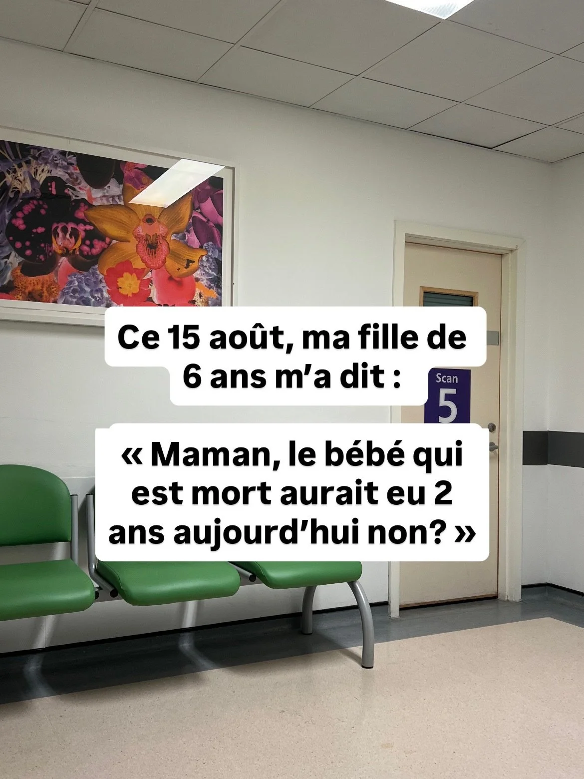 &laquo; Ce b&eacute;b&eacute; n&rsquo;a pas pu continuer &agrave; grandir avec nous dans cette vie. Et ce n&rsquo;est la faute de personne. &raquo;

Je vous envoie beaucoup de lumi&egrave;re et de r&eacute;confort ✨

Louise