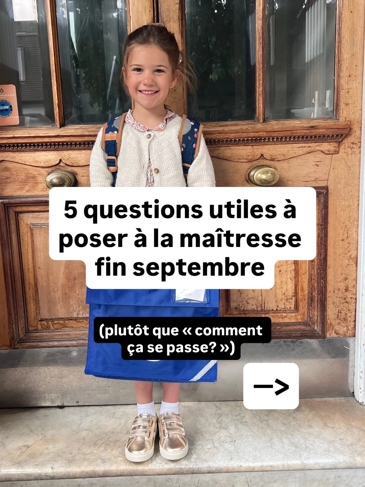 Sauvegardez ce post et posez l&rsquo;une de ces questions lors du prochain rendez vous avec l&rsquo;enseignant de votre enfant ! 

P.S. Dans mon dernier livre &laquo;&nbsp;Les Petites Phrases&nbsp;&raquo; publi&eacute; aux @editionsmichellafon , je v