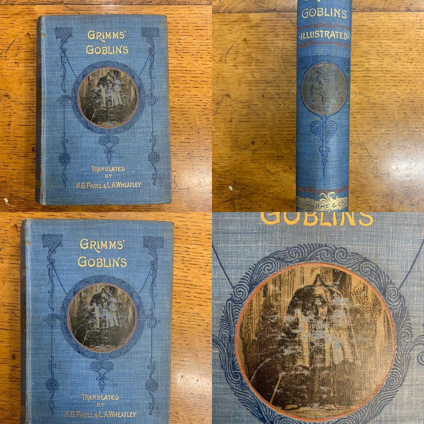Late Victorian edition of Grimm&rsquo;s Goblins. Very sweet copy of the classic fairy tales. Available at the shop @greenwichmarket.
#grimmfairytales 
#grimmbrothers 
#fairytale 
#folkstories 
#childrensbooks 
#childrensbookillustration 
#antiquarian