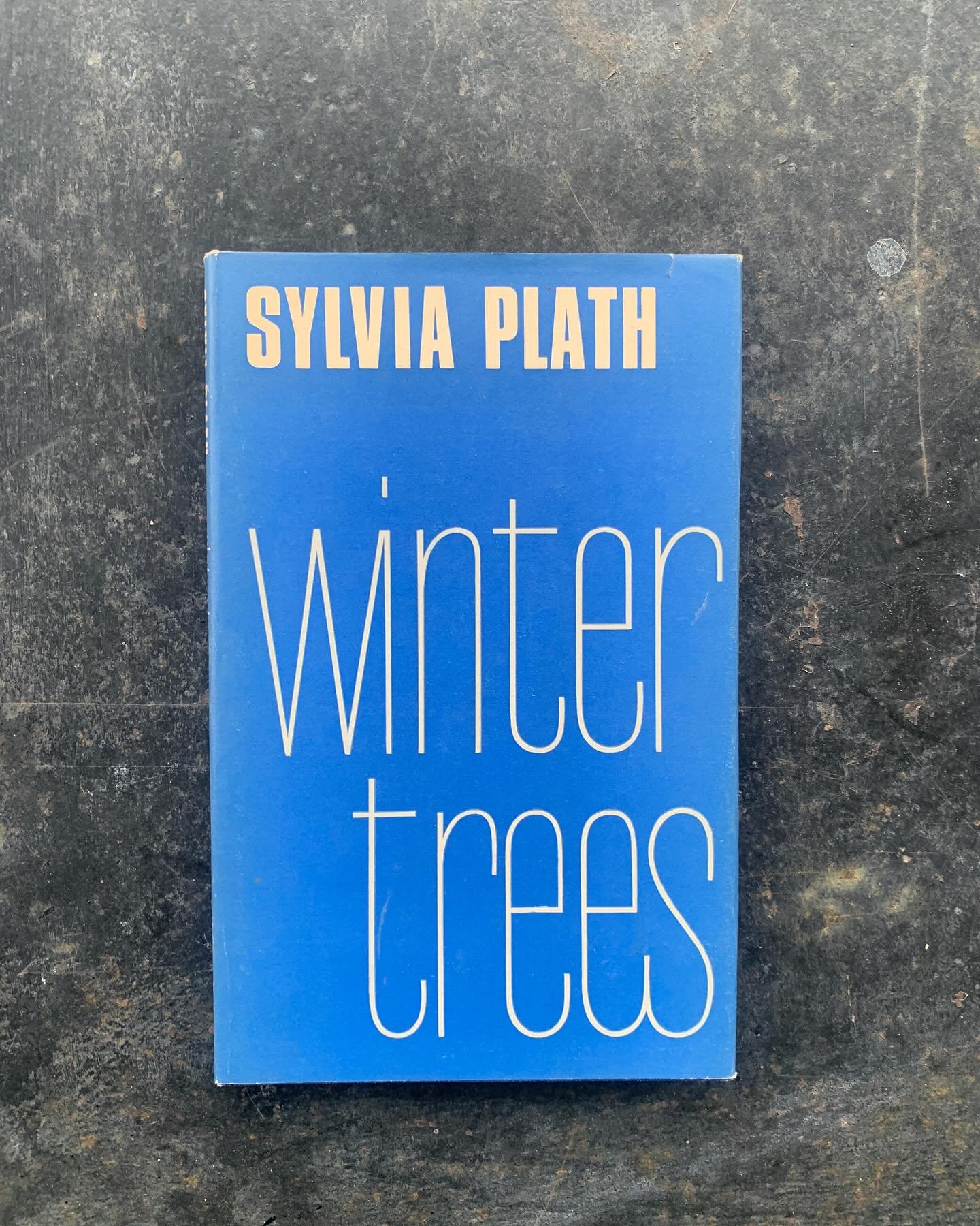 First edition of Winter Trees by Sylvia Plath. Great condition, available at the shop.
#sylviaplath 
#plath
#antiquarianbooks 
#londonbookshops 
#booksellers
#poetry
#modernpoetry
