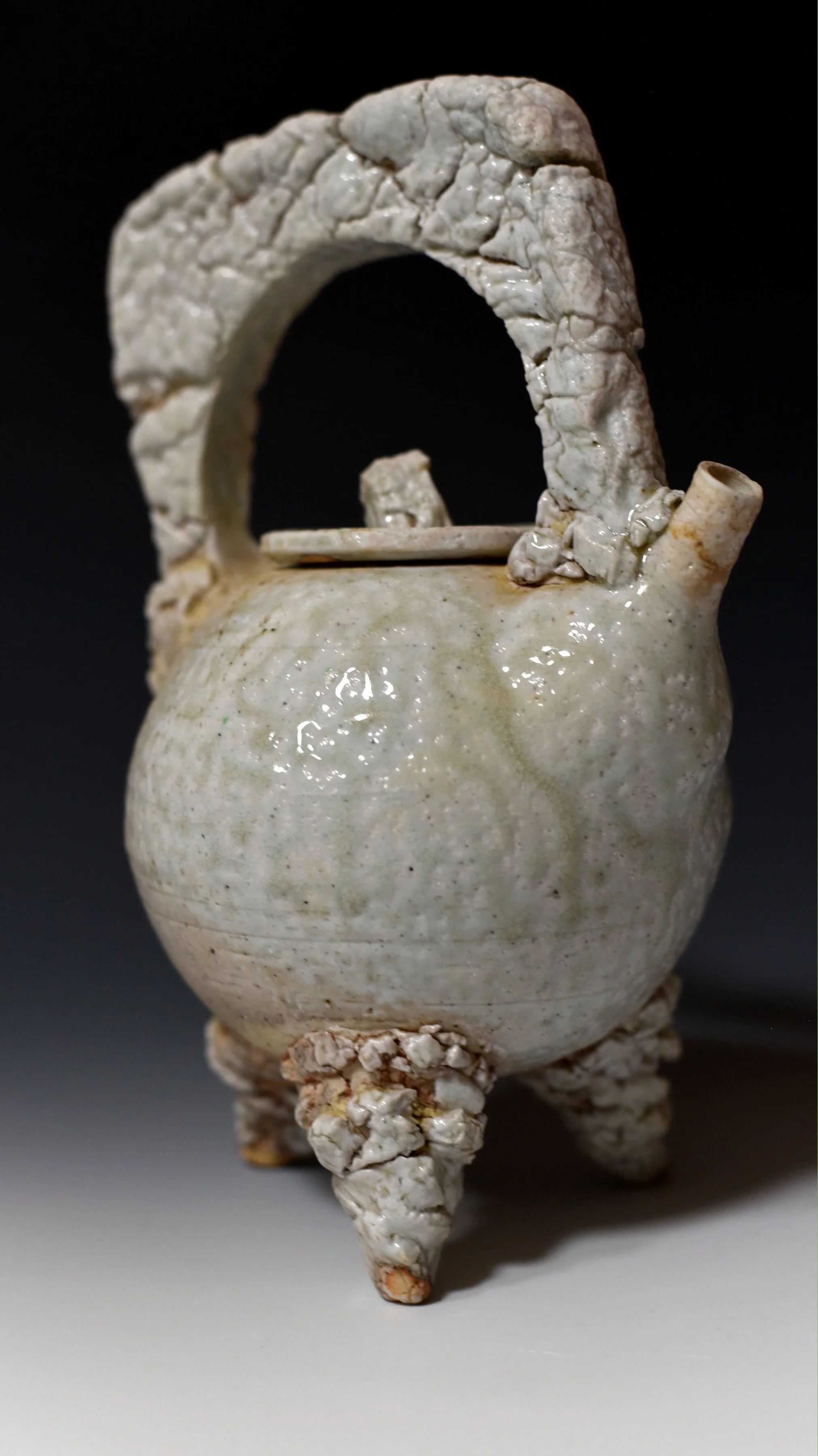 wood fired teapot