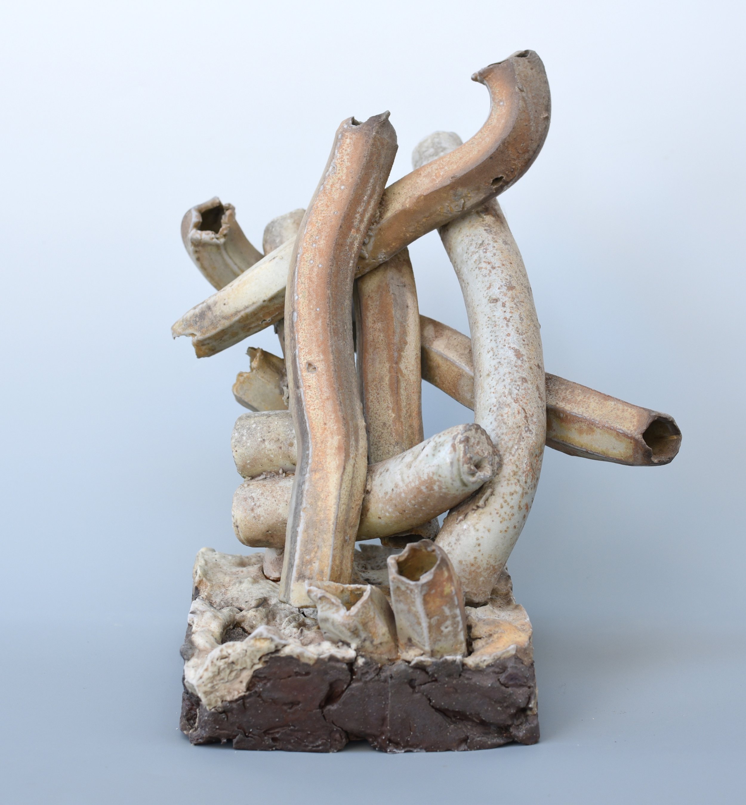wood fired sculpture