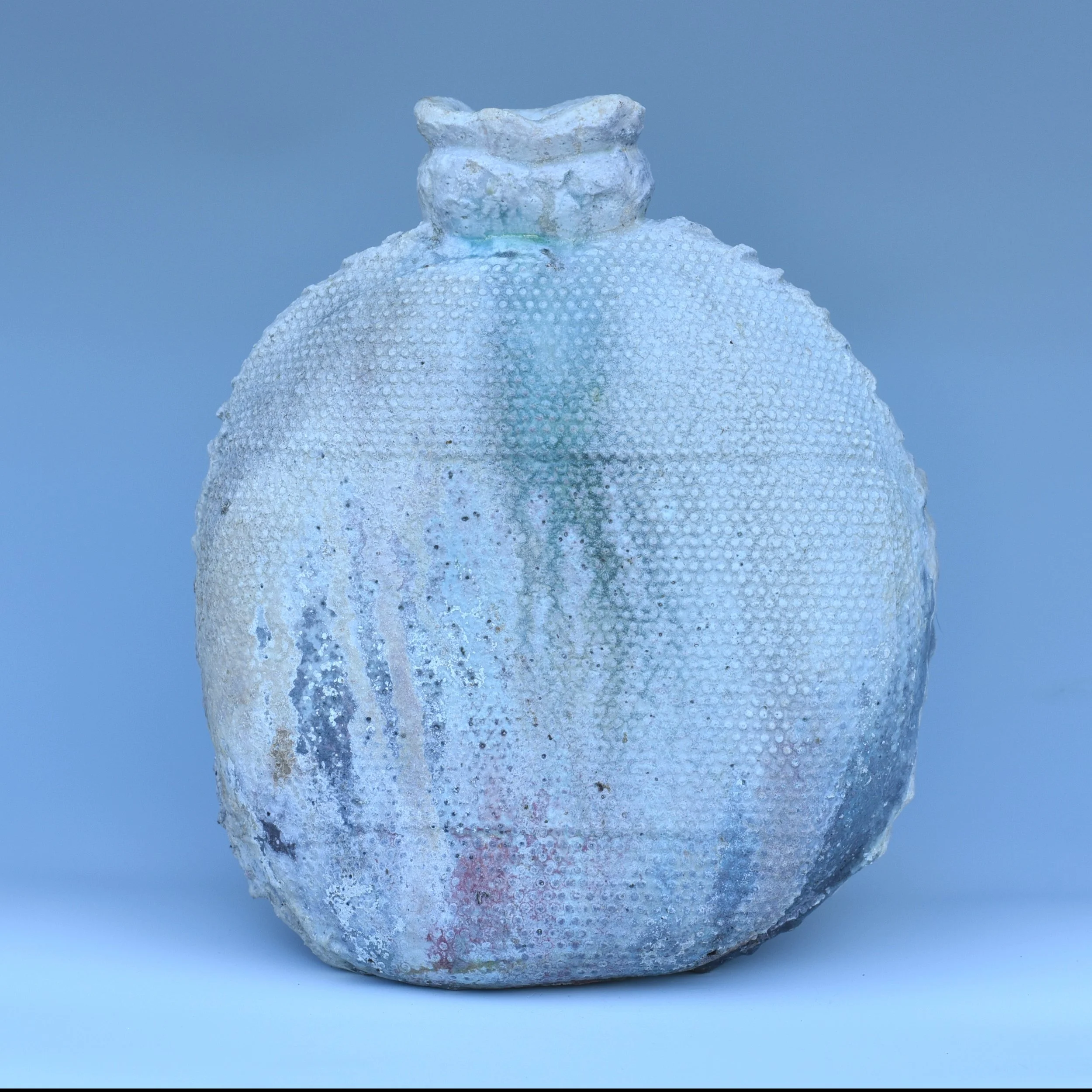 Wood fired sculptural vessel