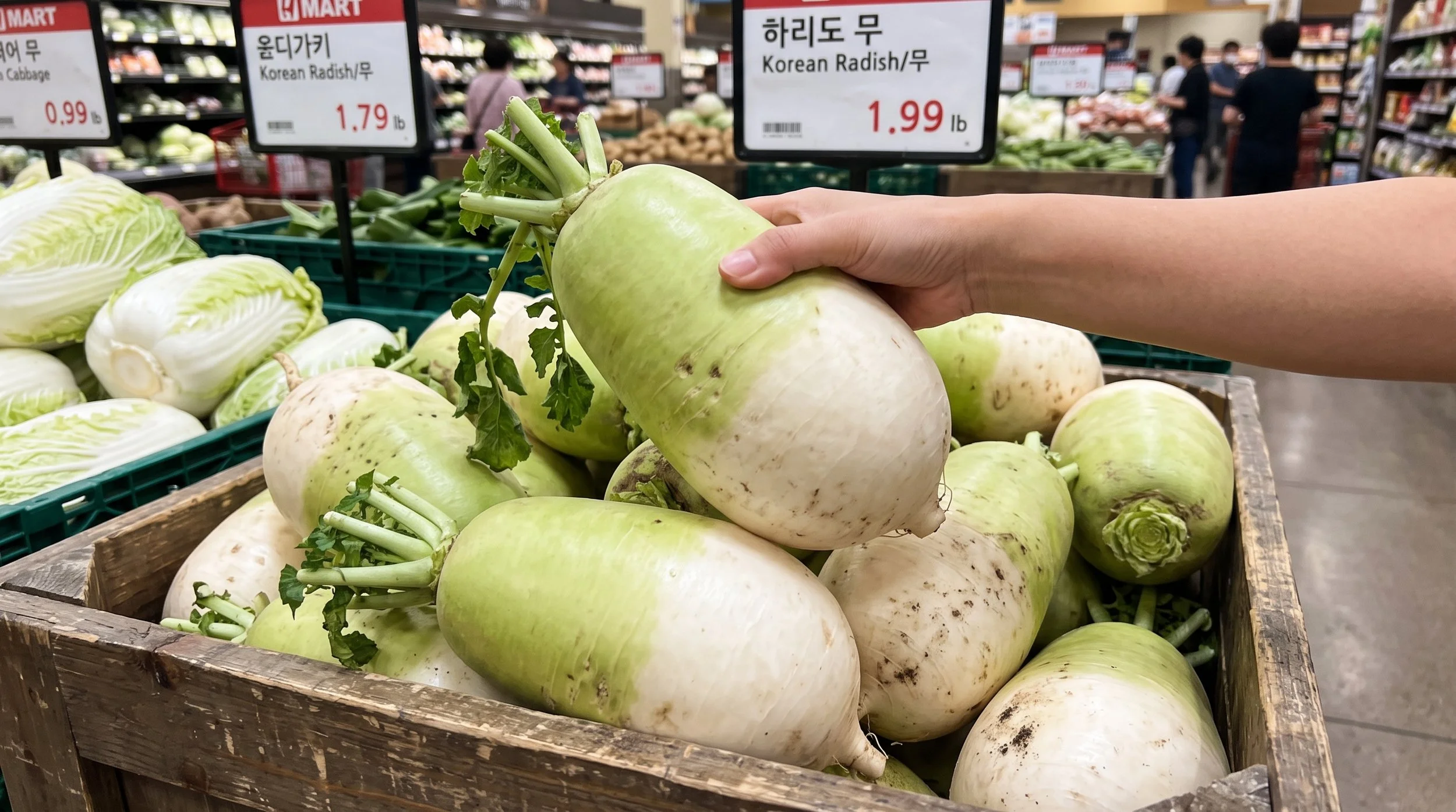 Ai-generated image of Korean Radish