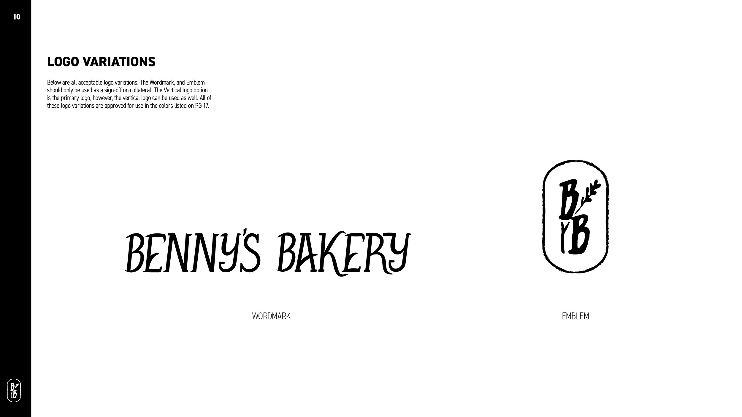 Benny's Bakery Branding — Layton Howe