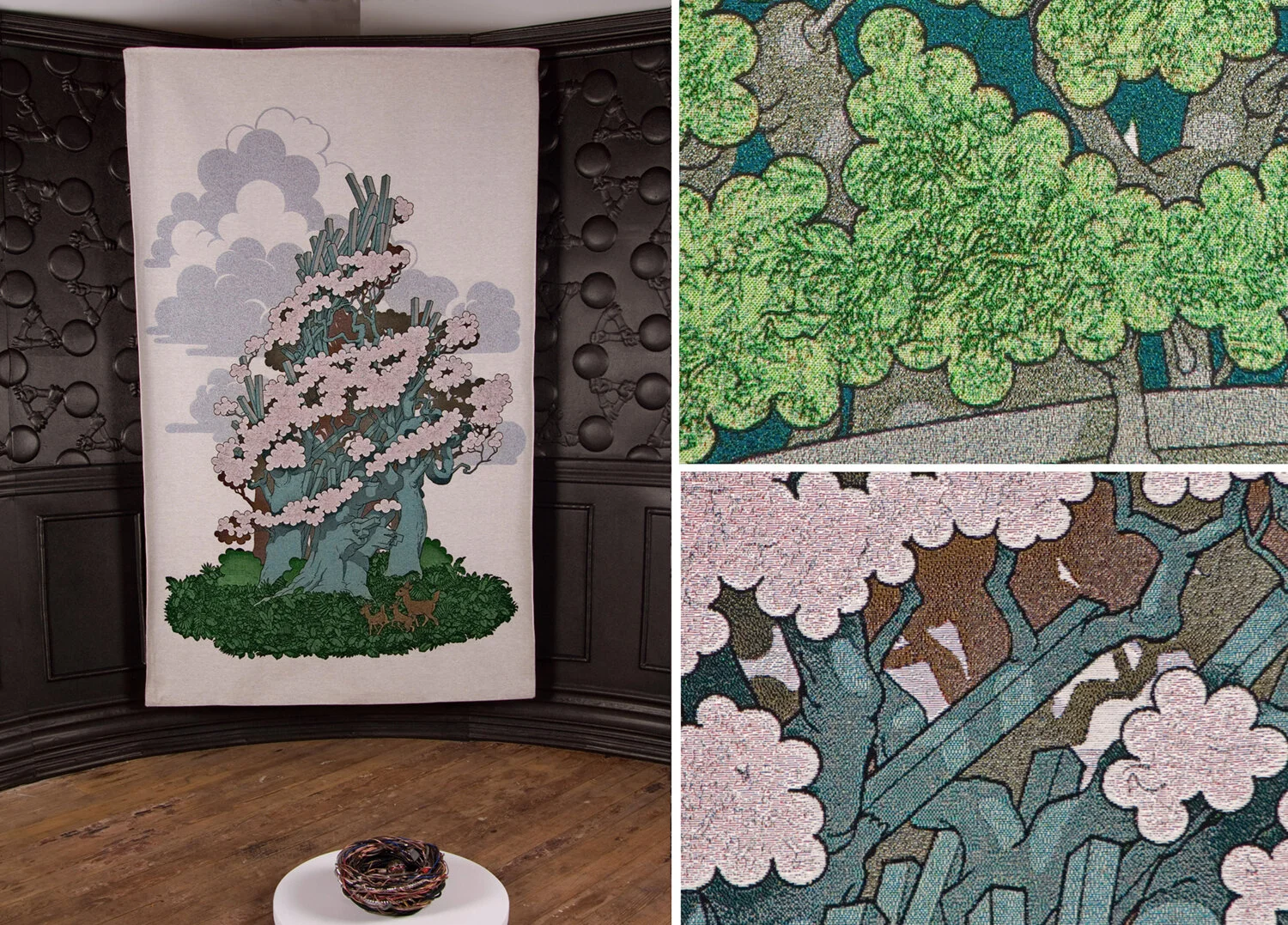 installation view & tapestry details