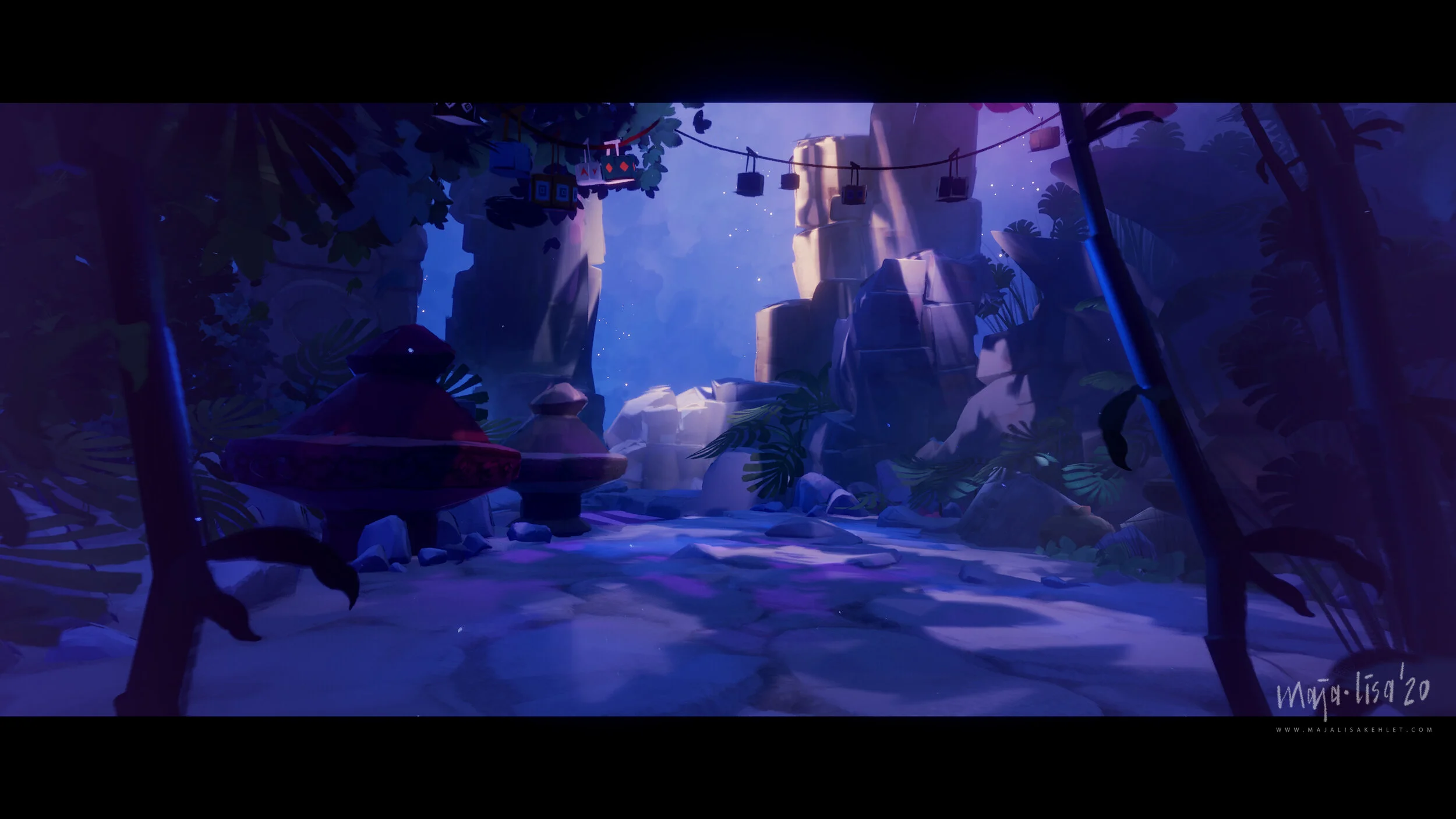 Environment in 3D // Made in Dreams™ for PS4 // Sony