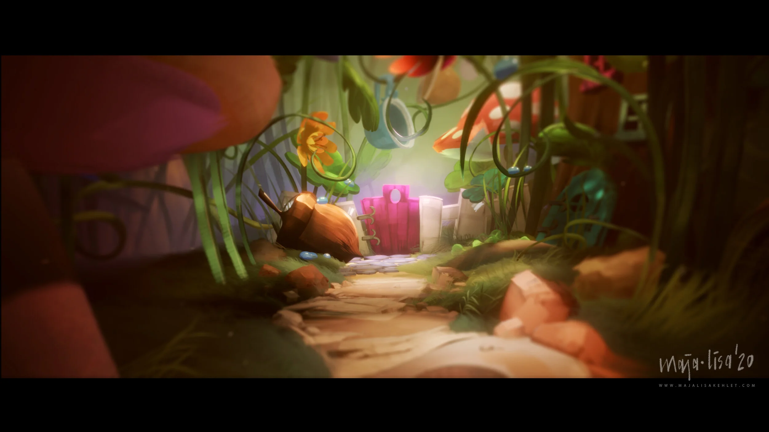 Environment in 3D // Made in Dreams™ for PS4 // Sony