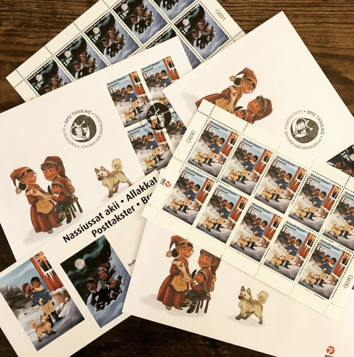 Official stamps! Of Greenland 
