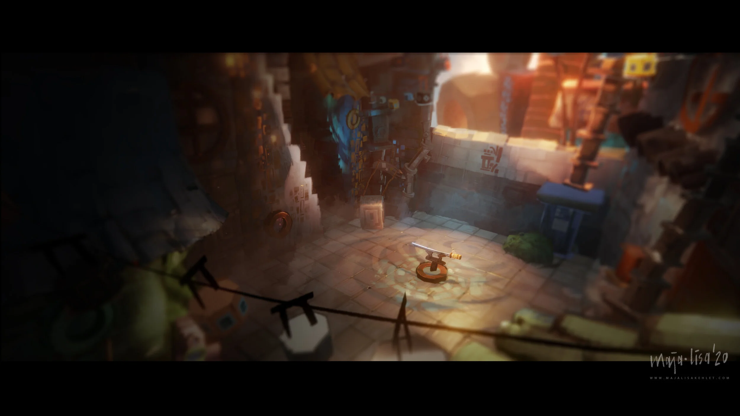 Environment in 3D // Made in Dreams™ for PS4 // Sony