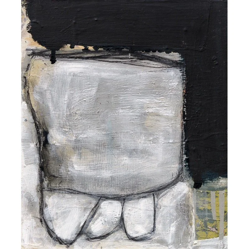 Amboseli 28x23cm Oil/Charcoal/Canvas 2015