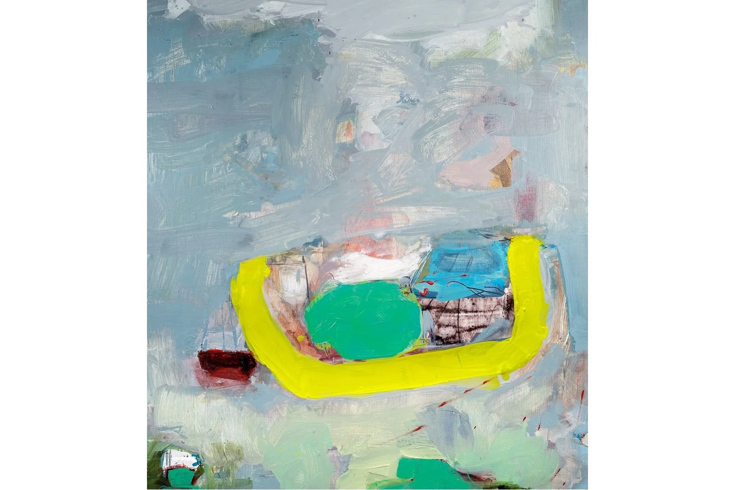 Emali 60x55cm Oil/Panel 2023 [Sold]