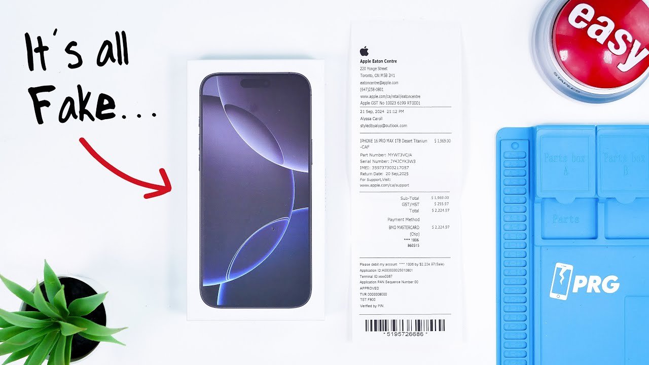 Fake iPhone 16 Pro Max Teardown – It Actually Has the Camera Button???