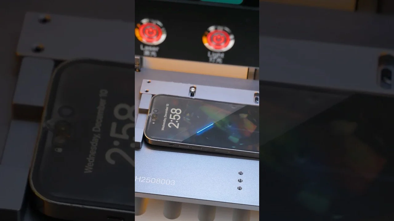 How I Brought a Cracked Screen Back to Life Using a Laser…