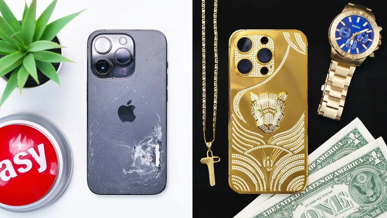 I Built a “Luxury” Gold iPhone for Way Less Than Caviar