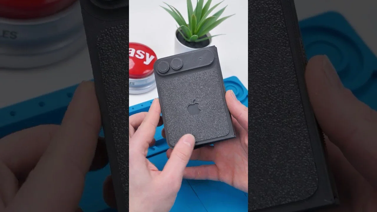I 3D Printed the iPhone Fold Based on Leaks and It Is Wild