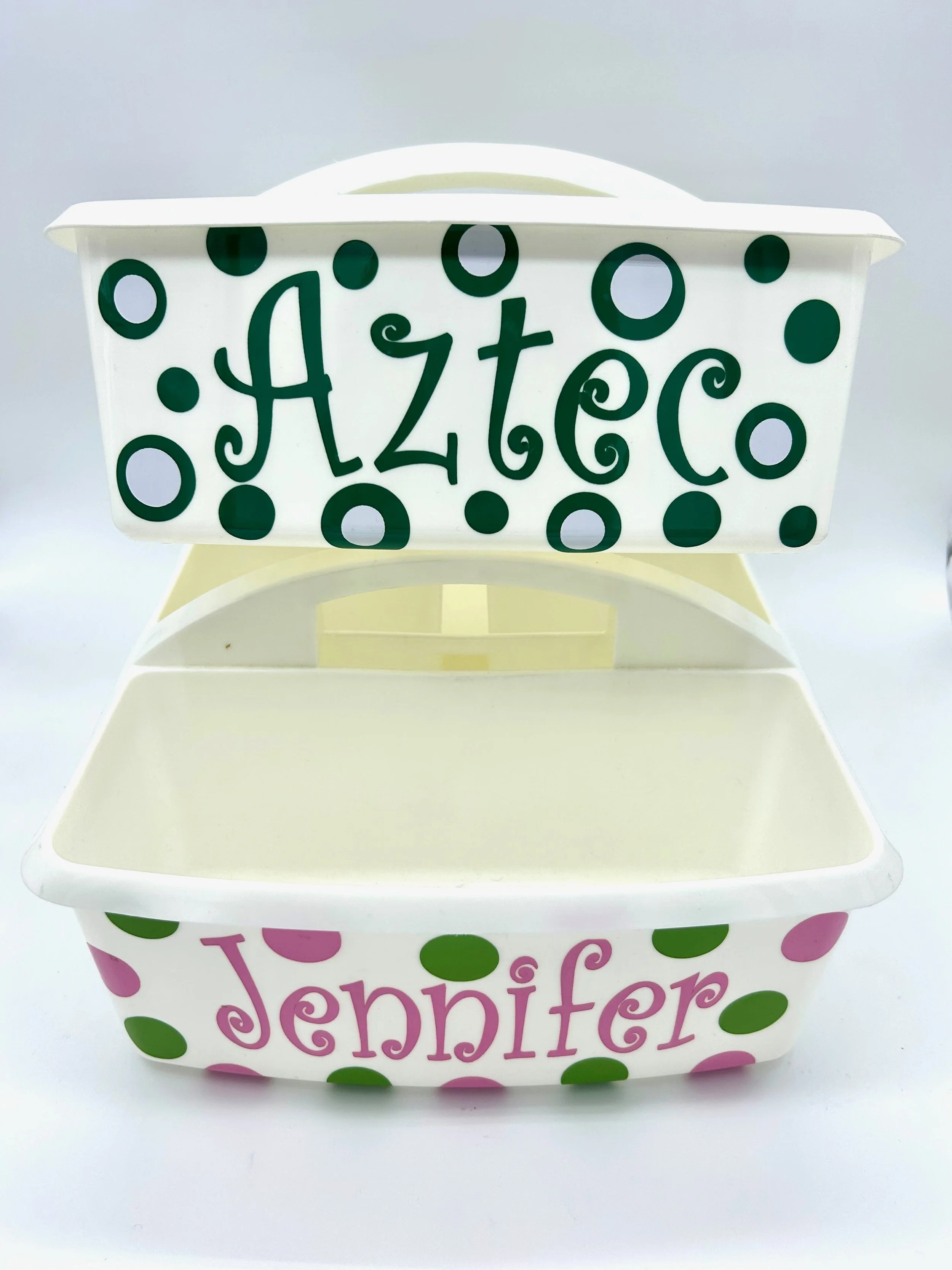 Personalized Shower Caddies