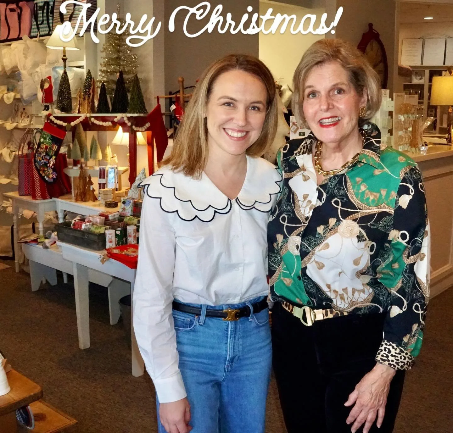 Merry Christmas! We had so much fun helping you find gifts and treats this season - thank you!!! May you be filled with hope and joy this season, and we look forward to shopping with you in the new year!