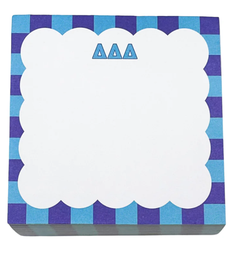 Scallop Note Cube – 4x4 Sticky Note Block (500 Sheets) $15.00