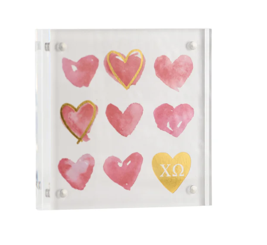Heart Mini Shelf Print - Fall in love with this watercolor masterpiece to add a touch of love and sisterhood to any room. $26.50
