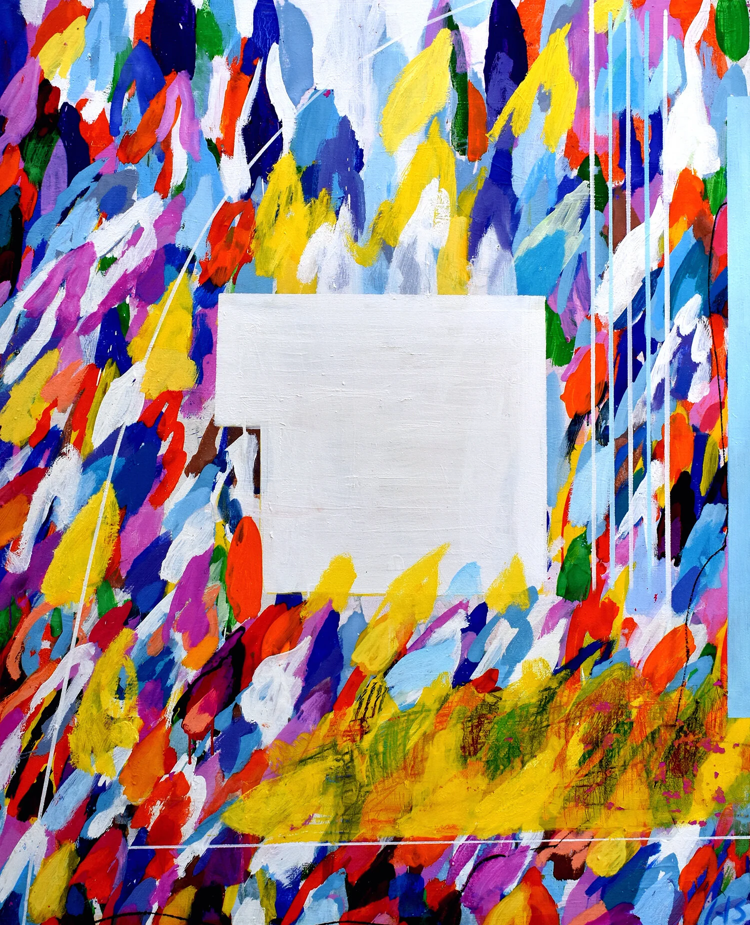 MOUNTAIN - SOUTH (2015) | 60 x 48 in. | Oil on canvas