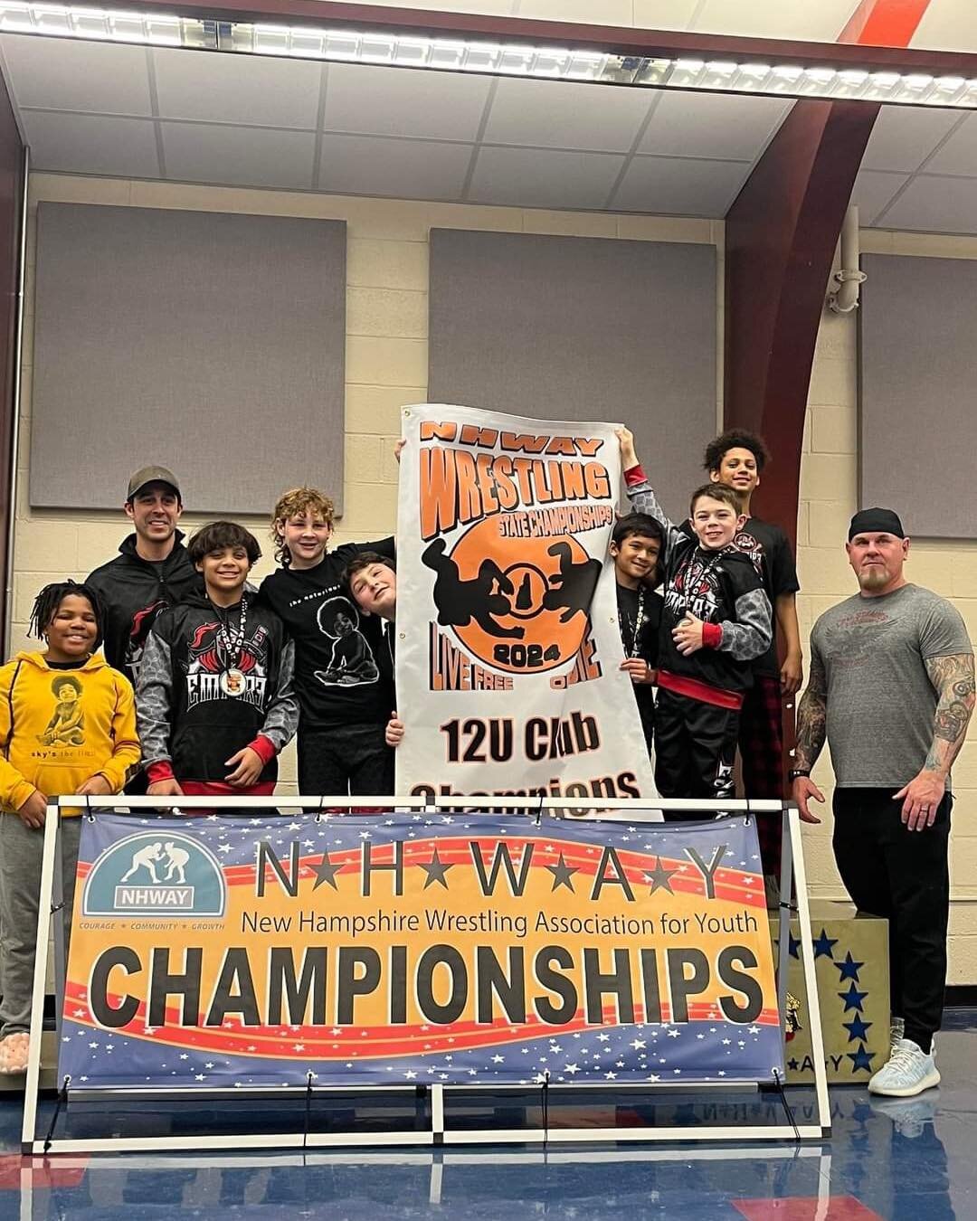 Congratulations to Empire Wrestling Club (our tenants), who just won the state championship!

#nashua #nashuanh #fitness #dojolife #community #wellness #congratulations