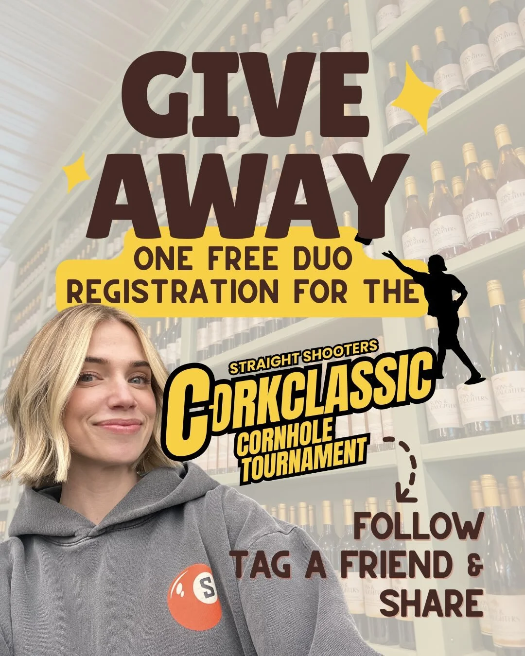 OKAY so I realllllllly wanted to play in this tournament because I have child care, it&rsquo;s my favorite local winery, and I was ready to try my absolute best 😂 but it&rsquo;s a conflict of interests, so I&rsquo;m GIVING AWAY A SPOT for a team to 