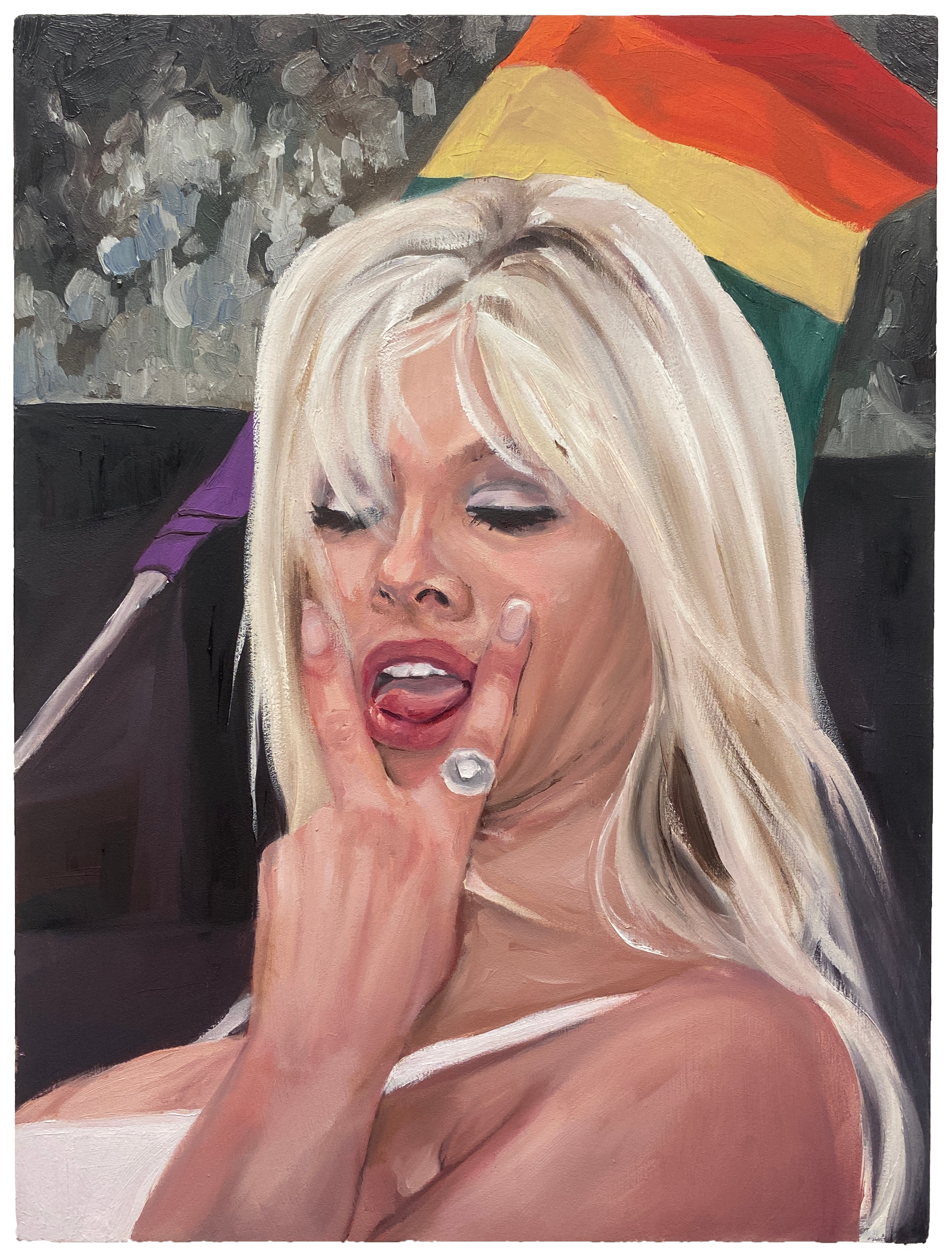 Anna Nicole goes to pride