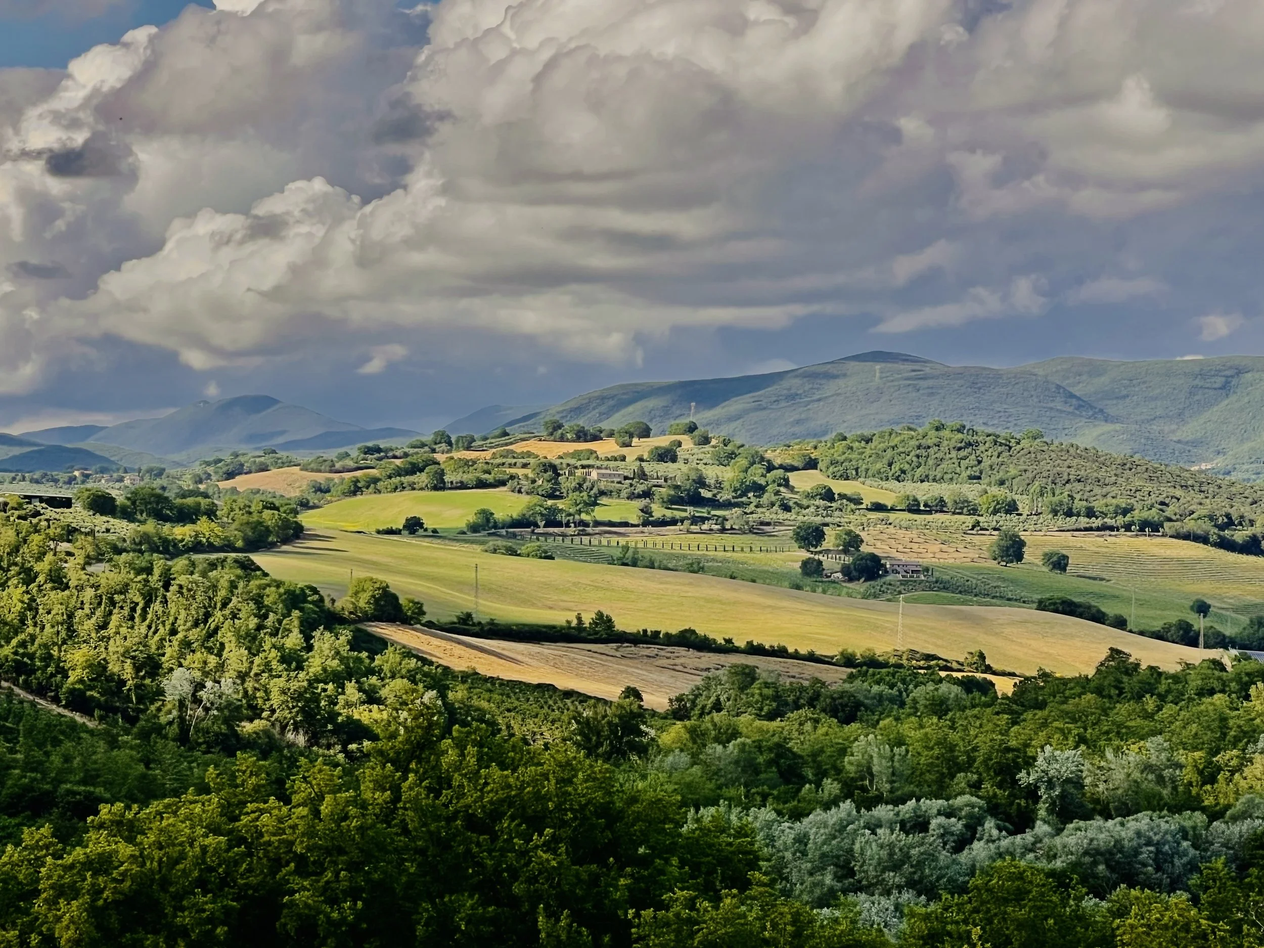 Casale Delle Querce - Giove Umbria vacation home farmhouse view
