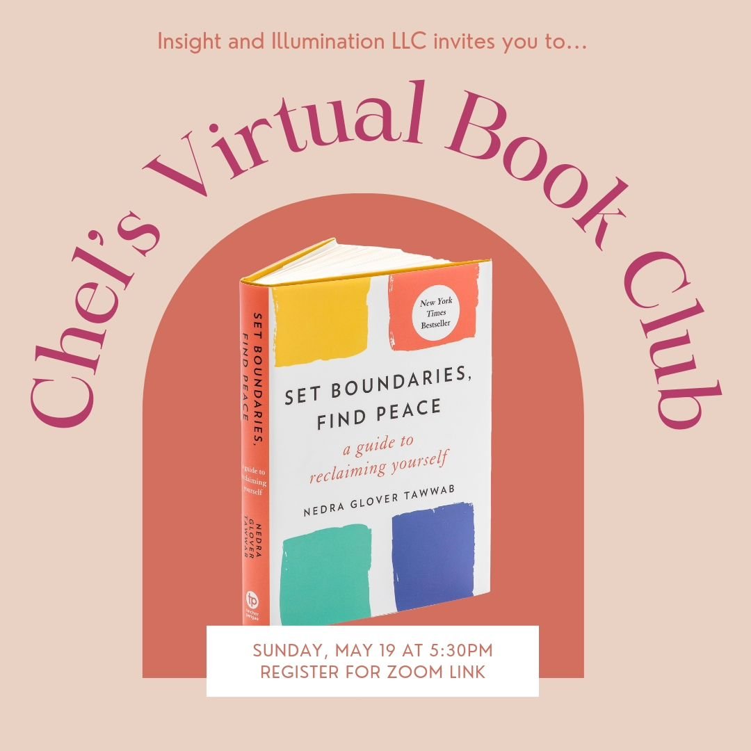 Boundaries. It's a topic that comes up with my clients every week. We all can use more education on how to have healthy ones. 
Join me for my last virtual book club on 5.19 at 5:30pm to discuss this book with tons of gems on creating *and maintaining