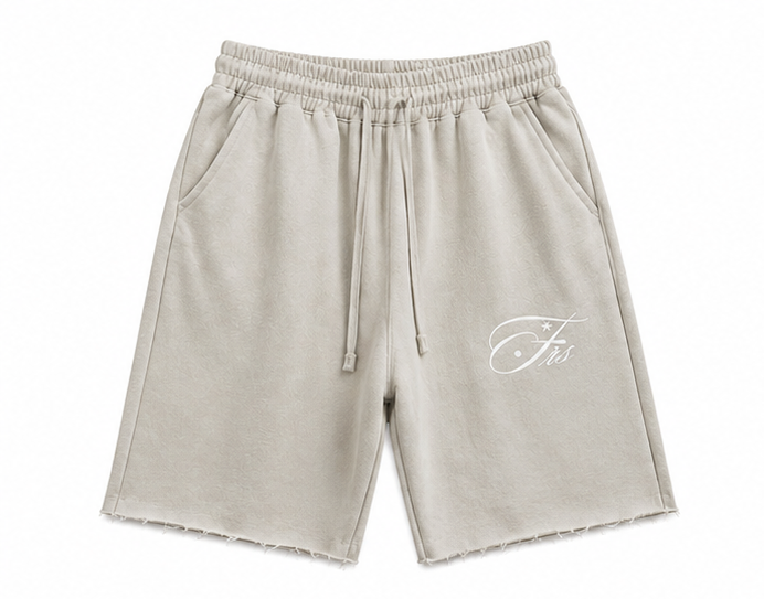 3/4 French Terry "TRS" Lettermark Sweatshorts