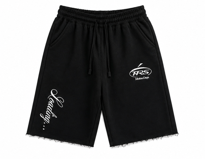 3/4 French Terry "Buffering" Motion Dept. Sweatshorts