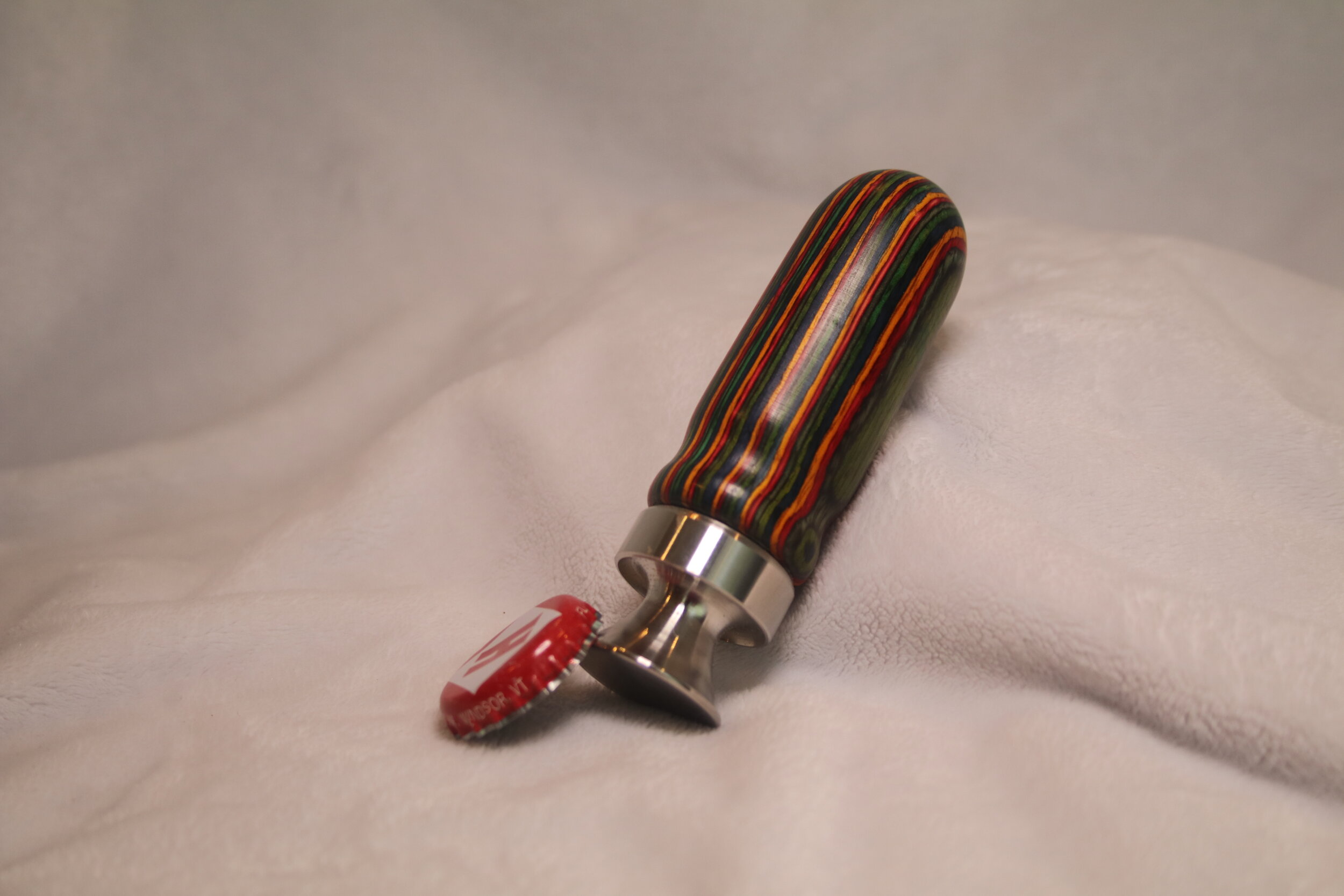 Multi-colored bottle opener