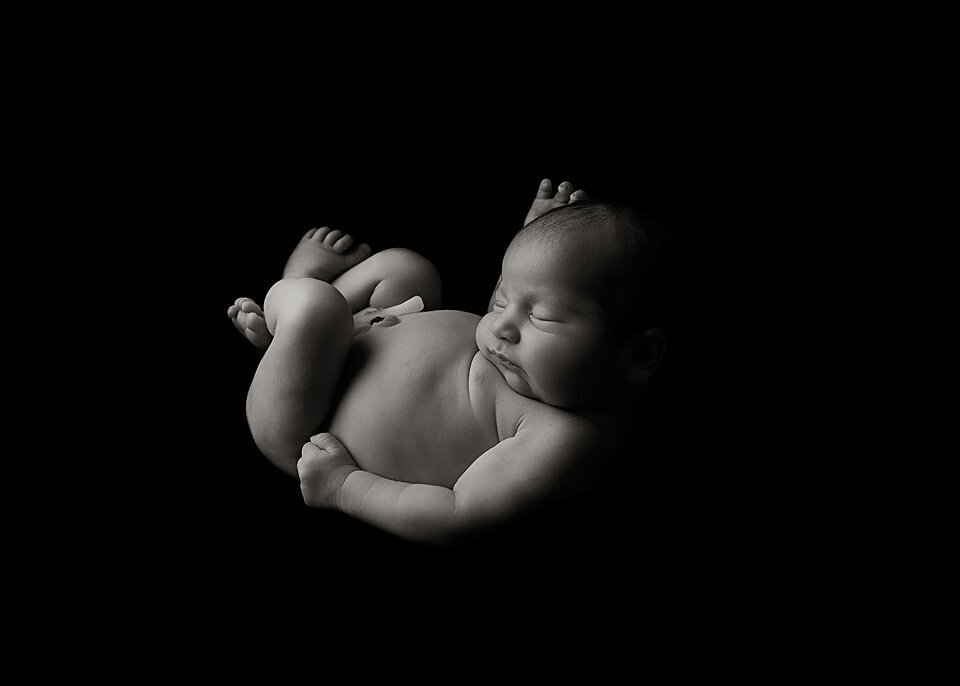 black and white newborn photo Geelong