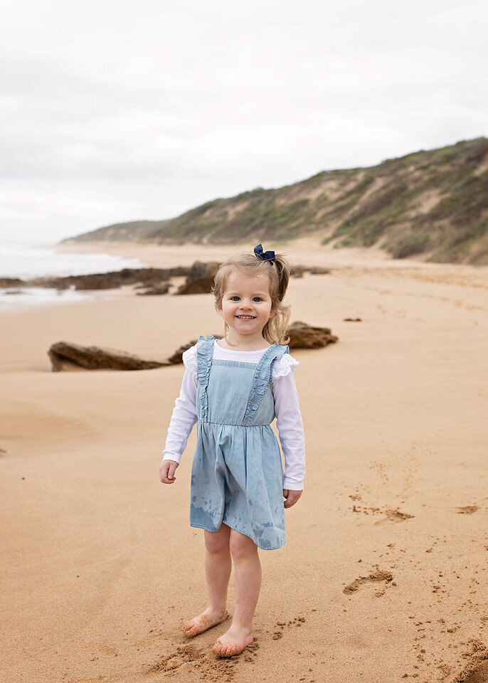  little girl on beach photography Geelong