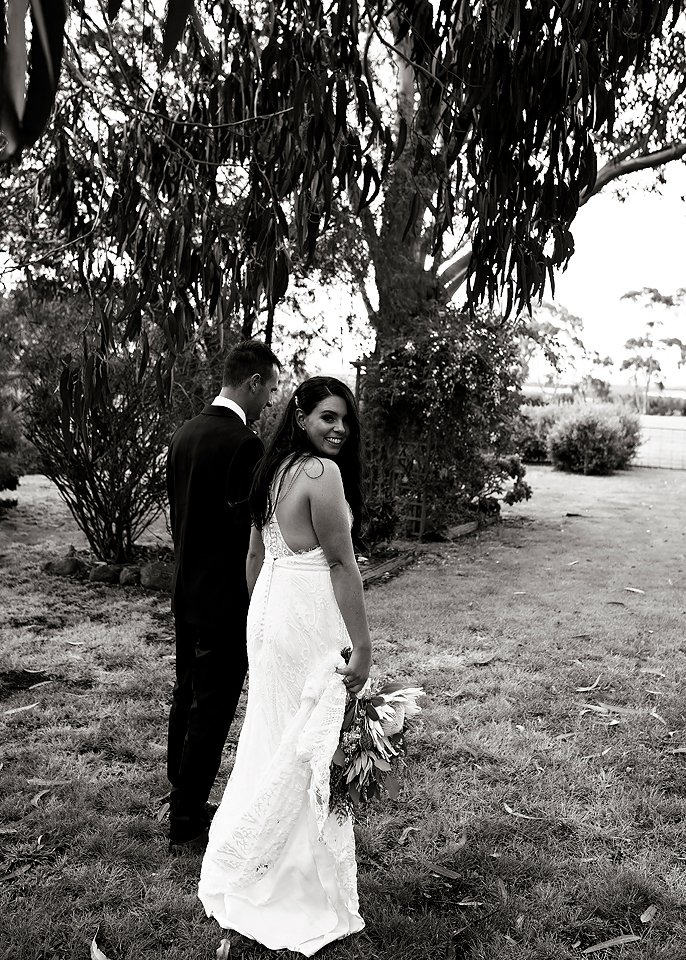 bride and groom photo Bannockburn