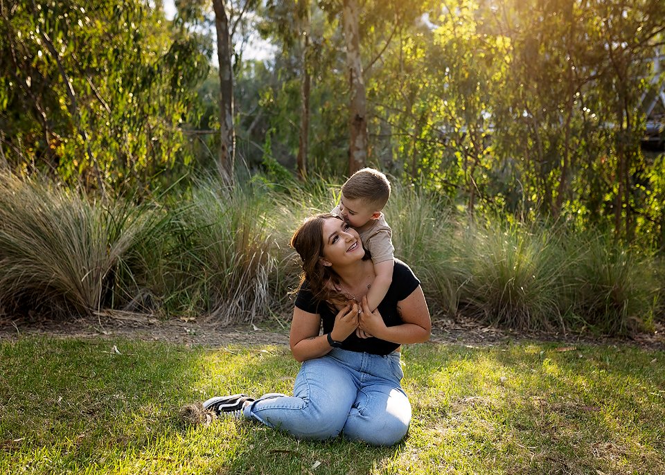 mother and son family photos, Geelong photographer 