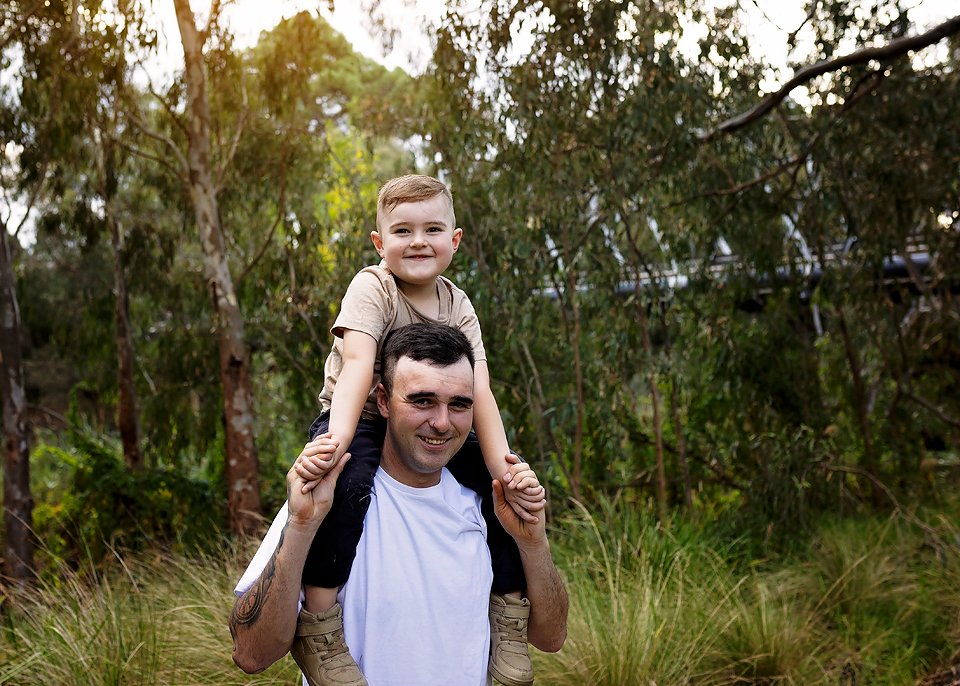 father and son family photos, Geelong photographer