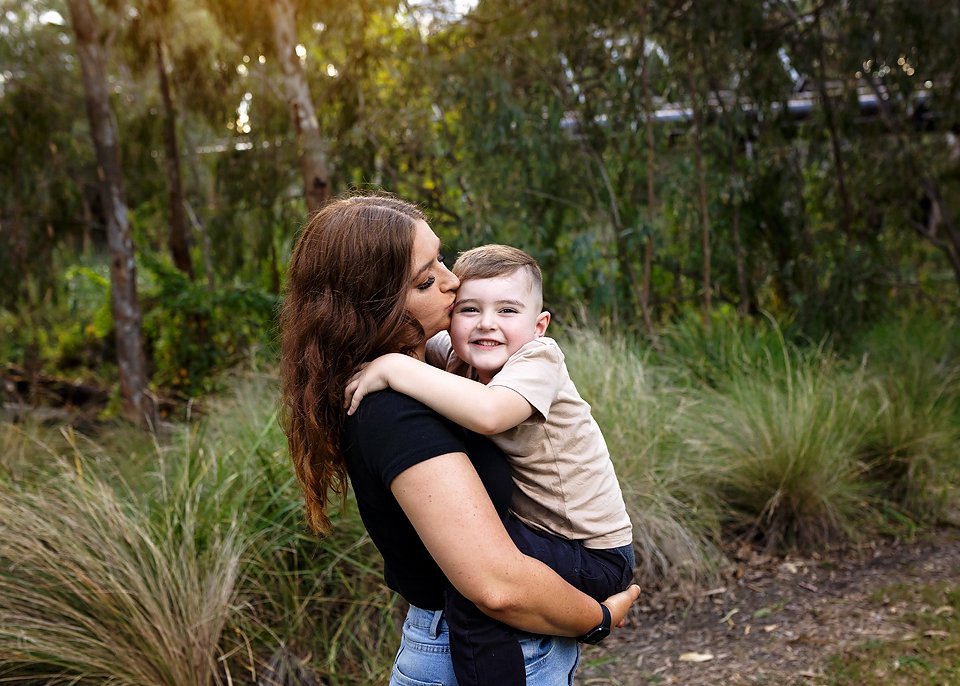 mother and son family photos, Geelong photographer