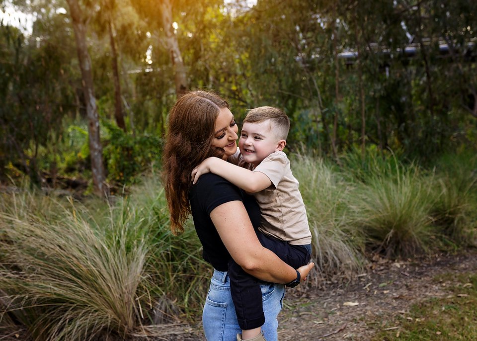 mother and son family photos, Geelong photographer